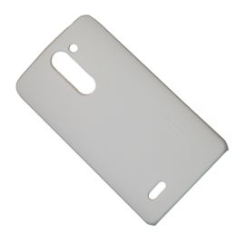 Чехол для LG D335 (L Bello) задняя крышка пластик ребристый Nillkin <белый>