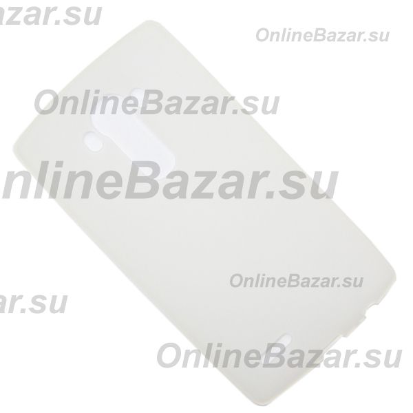 Чехол для LG H818 (G4) силиконовый матовый <белый> ― OnlineBazar.su