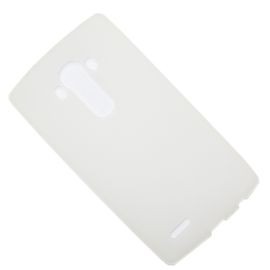 Чехол для LG H818 (G4) силиконовый матовый <белый>