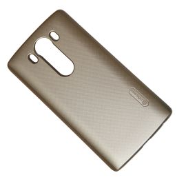 Чехол для LG H961s (V10) задняя крышка пластик ребристый Nillkin <золото>