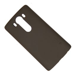 Чехол для LG H961s (V10) задняя крышка пластик ребристый Nillkin <коричневый>