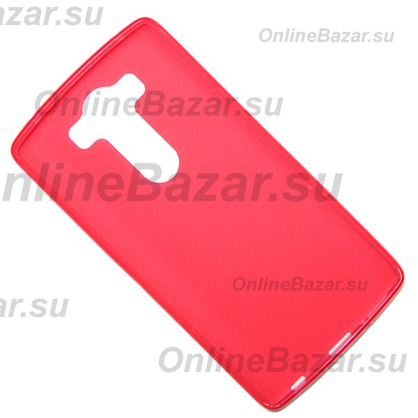 Чехол для LG H961s (V10) силиконовый матовый <красный> ― OnlineBazar.su