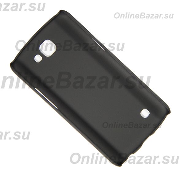 Чехол для LG K130E (K4 LTE) задняя крышка пластик ребристый Nillkin <черный> ― OnlineBazar.su