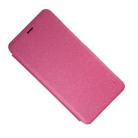 Чехол для Meizu M3 Mini флип боковой пластик-кожзам Nillkin Sparkle <розовый> ― OnlineBazar.su