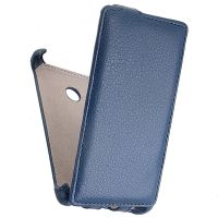 Чехол для Microsoft 532 Lumia Dual Sim флип кожзам №1 <синий> ― OnlineBazar.su