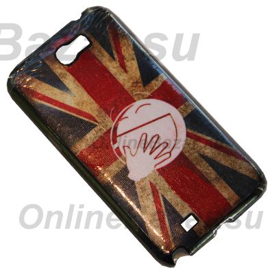 Чехол для Samsung N7105 (Galaxy Note II LTE) задняя крышка пластиковый Flags №77 ― OnlineBazar.su
