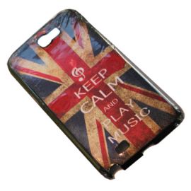 Чехол для Samsung N7105 (Galaxy Note II LTE) задняя крышка пластиковый Flags №91