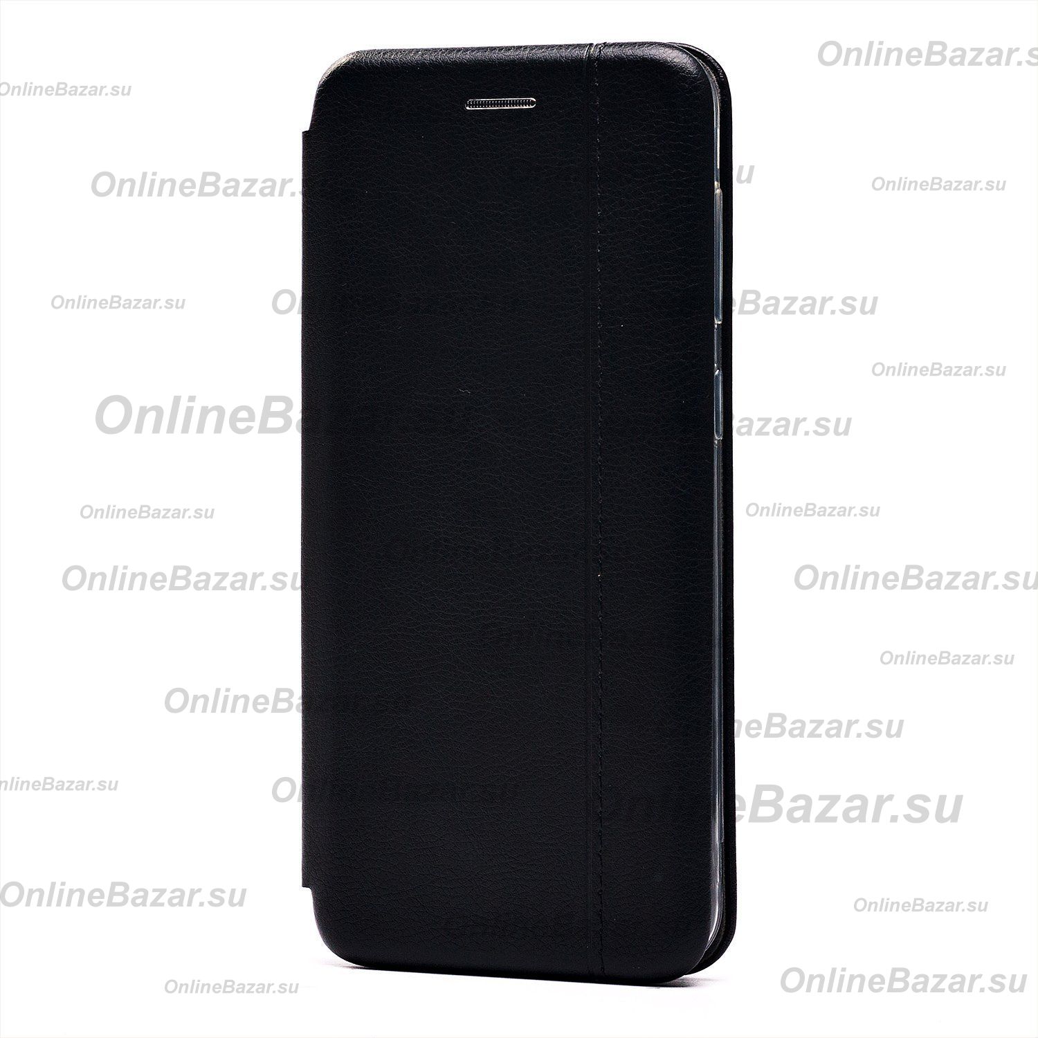 Чехол для Samsung SM-A307F (Galaxy A30s) флип боковой кожзам №3 <черный> ― OnlineBazar.su