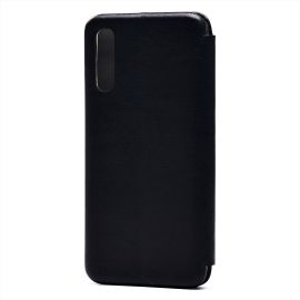 Чехол для Samsung SM-A307F (Galaxy A30s) флип боковой кожзам №3 <черный>