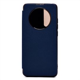 Чехол для Xiaomi 2201123G флип боковой кожзам №4 <синий>