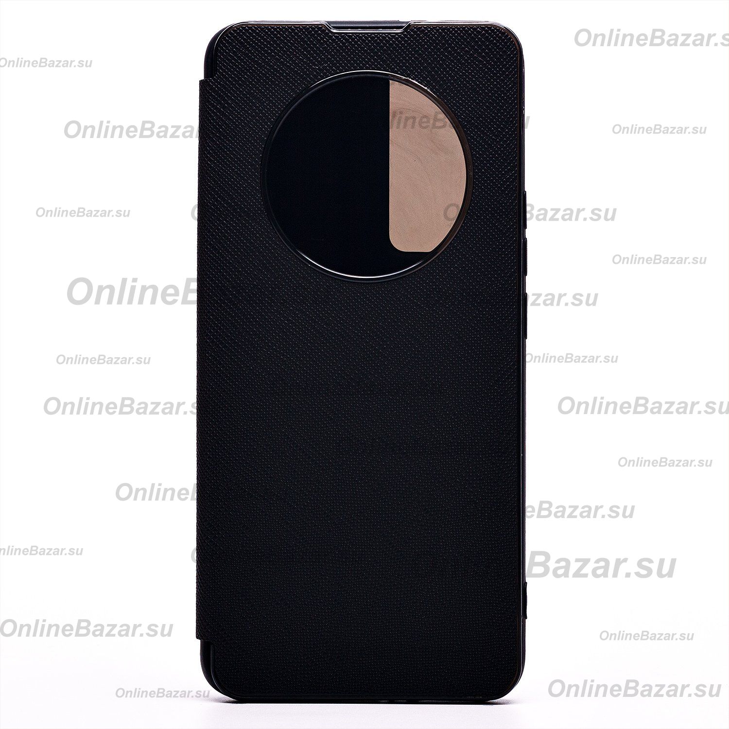 Чехол для Xiaomi 12T Pro флип боковой кожзам №4 <черный> ― OnlineBazar.su