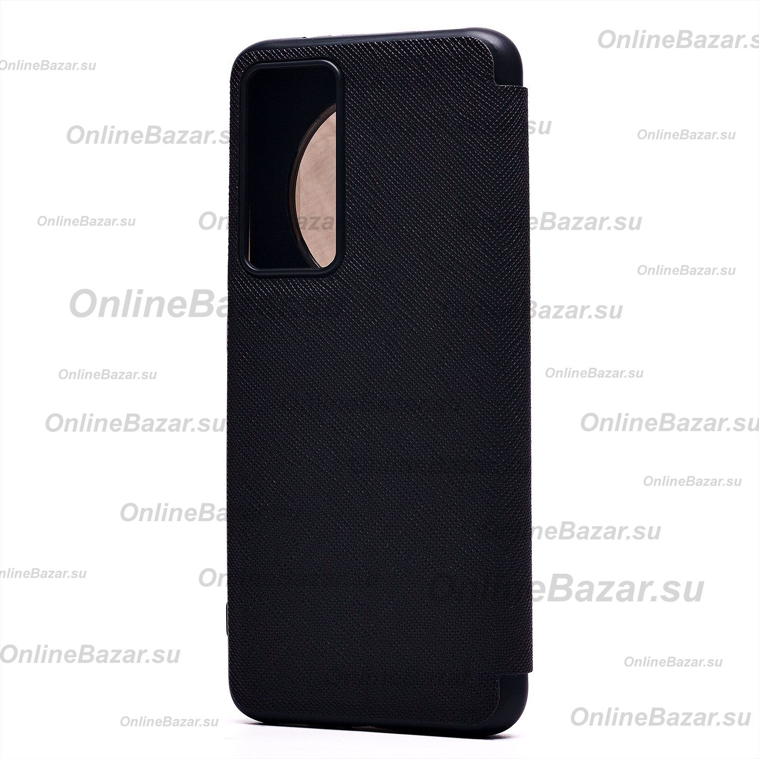 Чехол для Xiaomi 12T Pro флип боковой кожзам №4 <черный> ― OnlineBazar.su