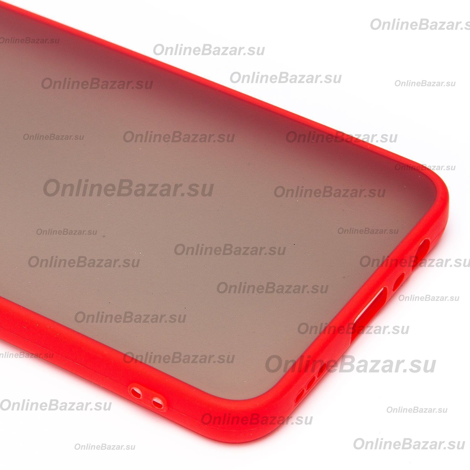 Чехол для Oppo CPH2471 пластиковый с окантовкой <красный> ― OnlineBazar.su