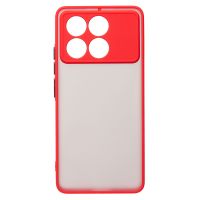 Чехол для Xiaomi 2311DRK48G пластиковый с окантовкой <красный> ― OnlineBazar.su