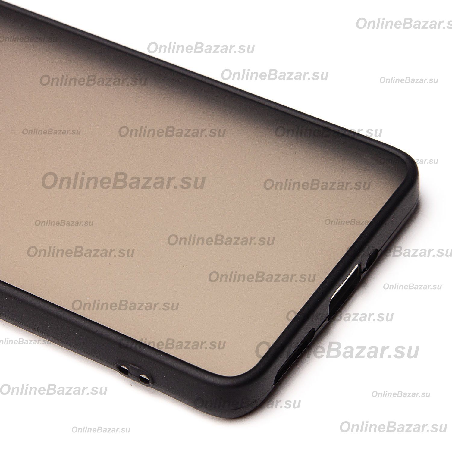 Чехол для Xiaomi Poco X7 пластиковый с окантовкой <черный> ― OnlineBazar.su