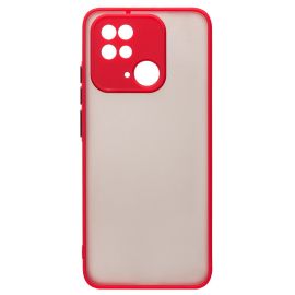 Чехол для Xiaomi 220333QNY пластиковый с окантовкой <красный>