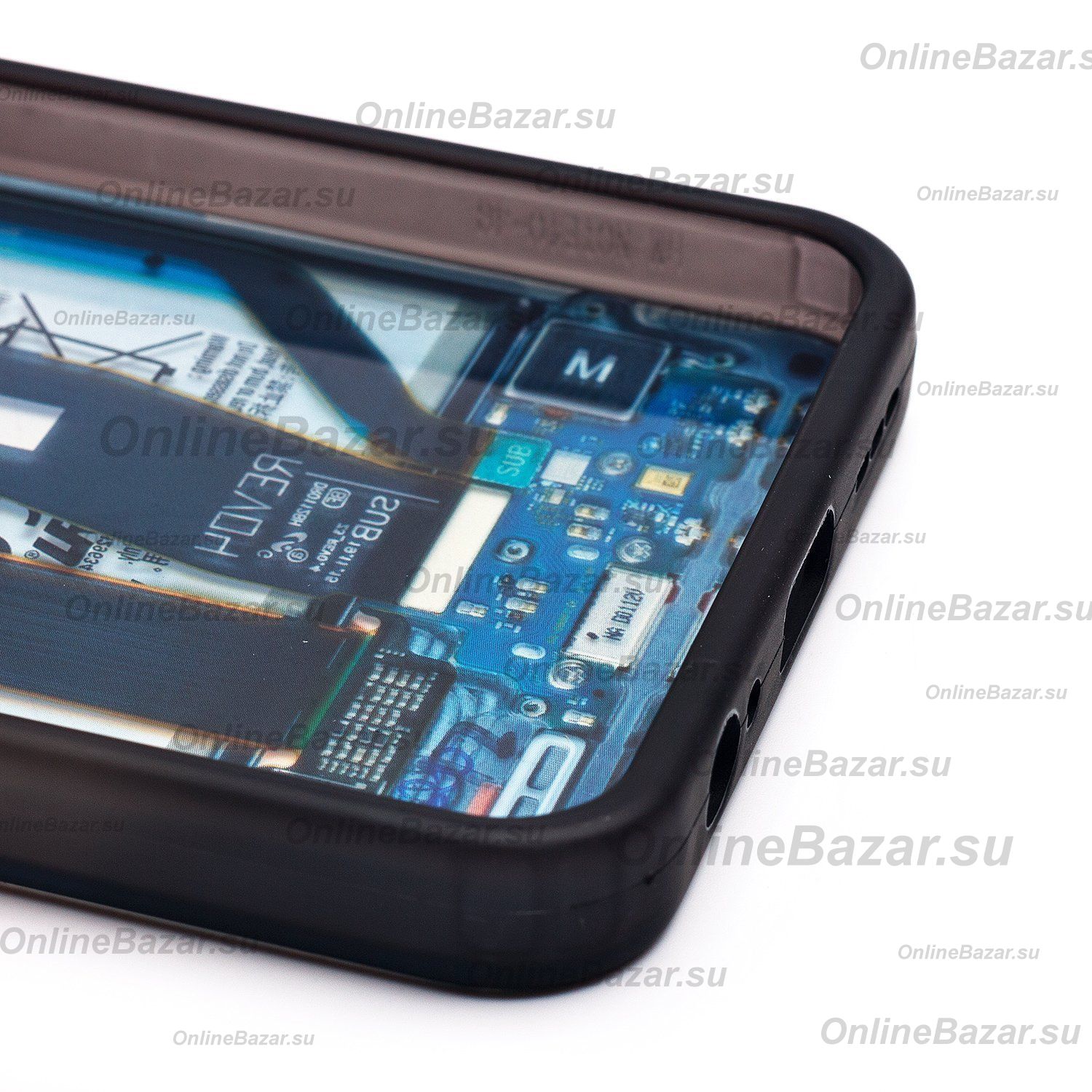 Чехол для Xiaomi M2101K7BL пластиковый (рис. 088) <голубой> ― OnlineBazar.su