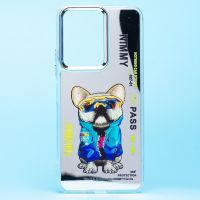 Чехол для Xiaomi 2310FPCA4G силиконовый (рис. 092/собака) <серый> ― OnlineBazar.su