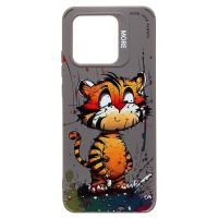 Чехол для Xiaomi 220333QNY силиконовый (рис. 335/тигр) <серый> ― OnlineBazar.su