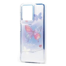 Чехол для Xiaomi 23021RAA2Y силиконовый (рис. 339) <голубой>