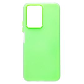 Чехол для Xiaomi 23021RAA2Y силиконовый матовый №10 <зеленый>