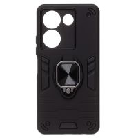 Чехол для Tecno Camon 20 Pro (CK7n) силиконовый противоударный с кольцом <черный> ― OnlineBazar.su
