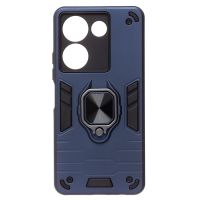 Чехол для Tecno Camon 20 Pro (CK7n) силиконовый противоударный с кольцом <синий> ― OnlineBazar.su