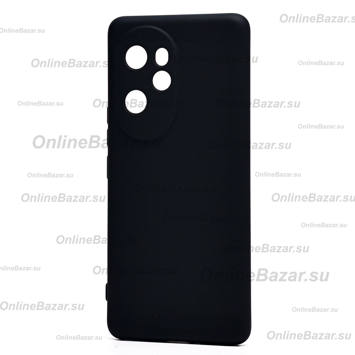 Чехол для Honor 100 Pro силиконовый Soft Touch 2 <черный> ― OnlineBazar.su