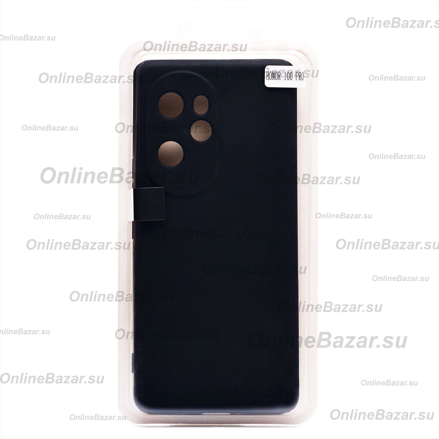 Чехол для Honor 100 Pro силиконовый Soft Touch 2 <черный> ― OnlineBazar.su