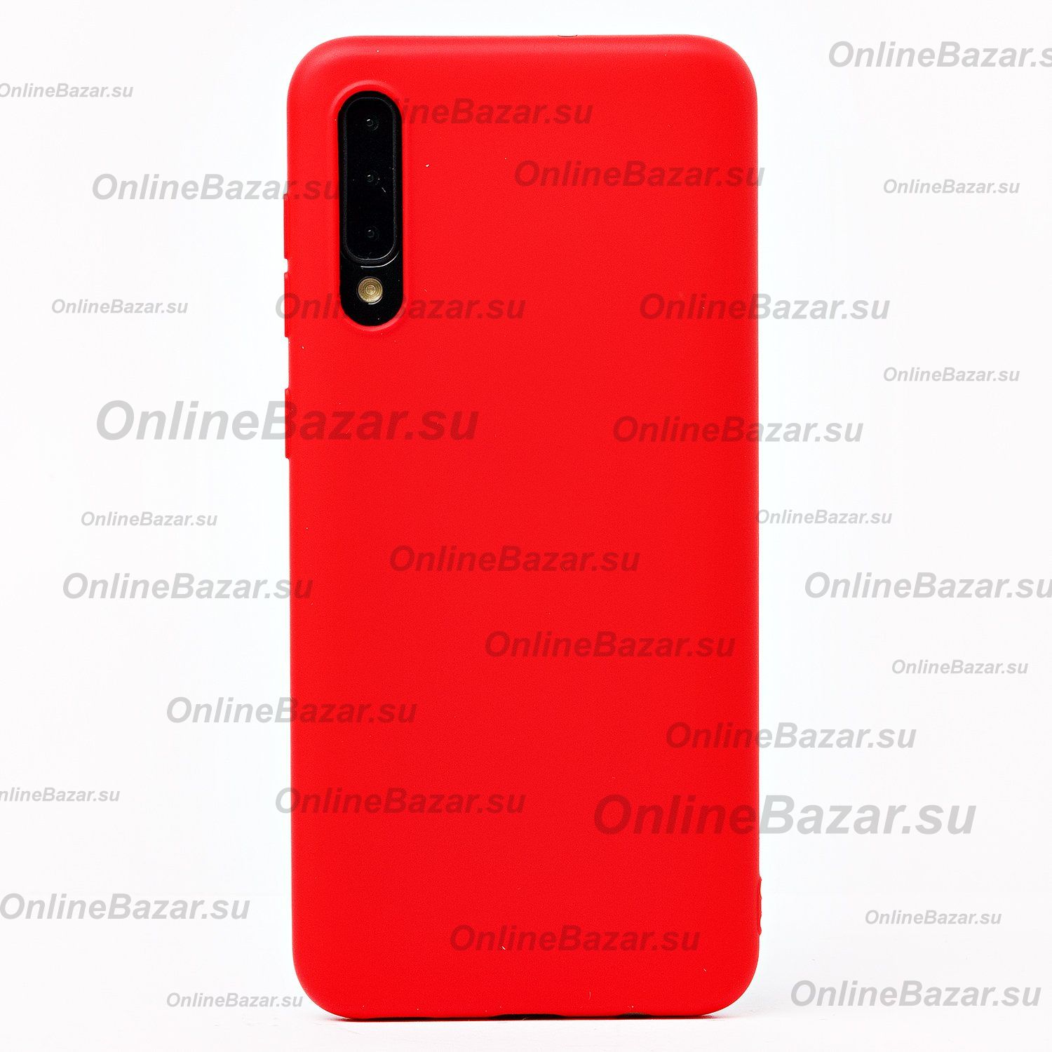 Чехол для Samsung SM-A307F (Galaxy A30s) силиконовый Soft Touch 2 <красный> ― OnlineBazar.su