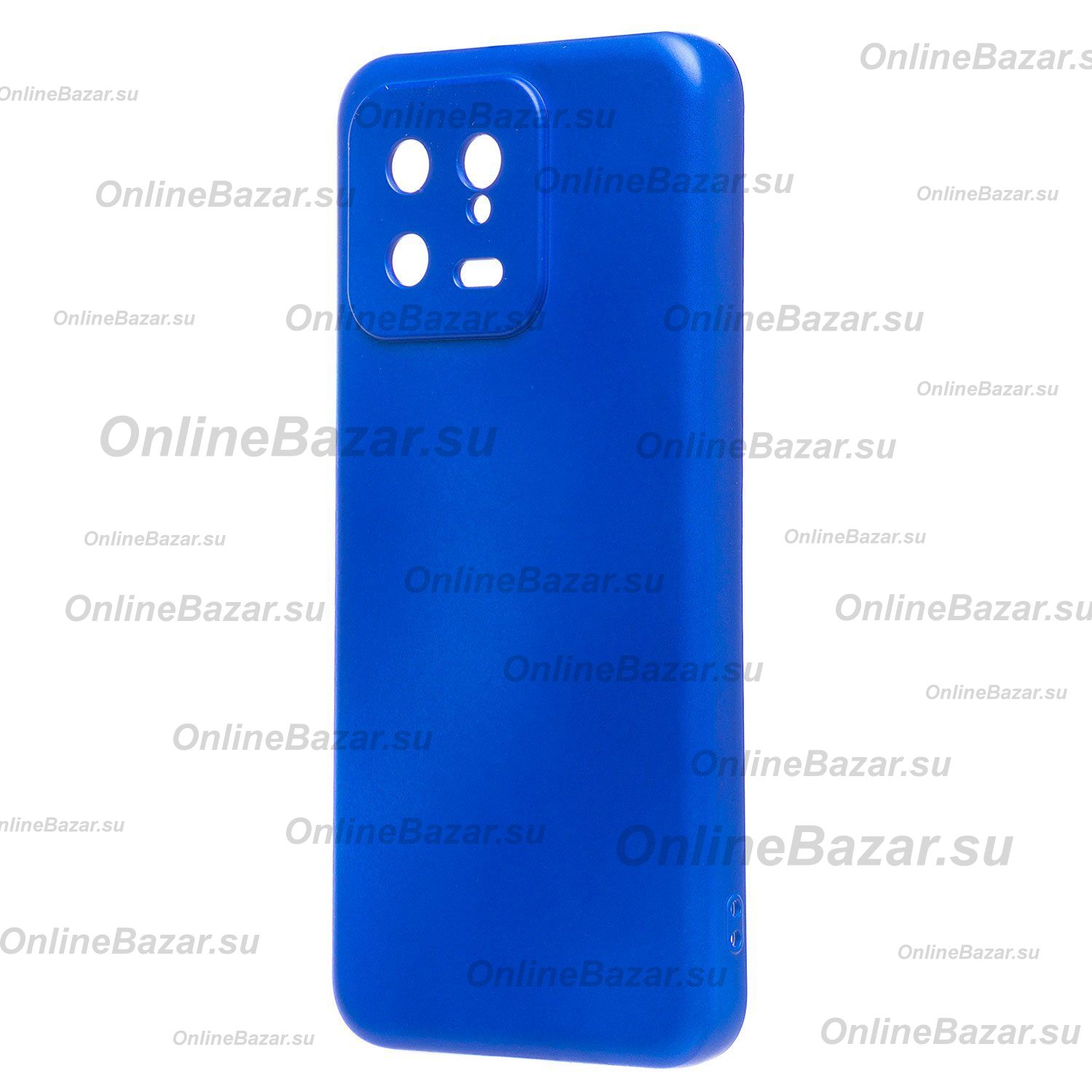 Чехол для Xiaomi 13 силиконовый Soft Touch 4 <синий> ― OnlineBazar.su