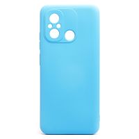 Чехол для Xiaomi Poco C55 силиконовый Soft Touch 4 <голубой> ― OnlineBazar.su