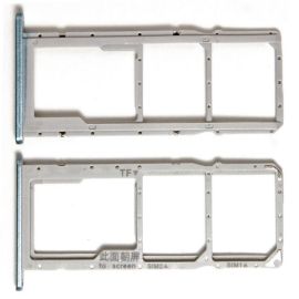 Лоток sim-карты для Huawei DRA-LX9 и карты памяти <синий>