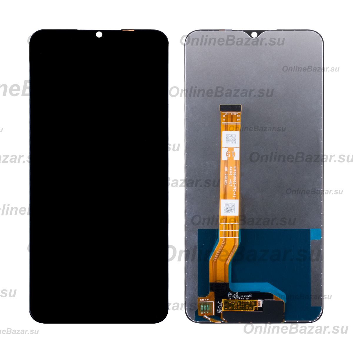 Дисплей для Oppo CPH2385 в сборе с тачскрином <черный> (оригинал) ― OnlineBazar.su