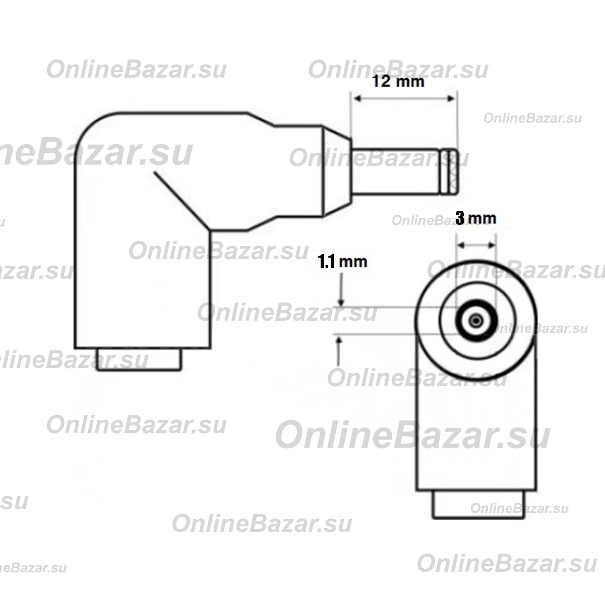 Сетевое зарядное устройство для ноутбука Asus (19V/2.37A/45W/штекер 3.0*1.0) ― OnlineBazar.su