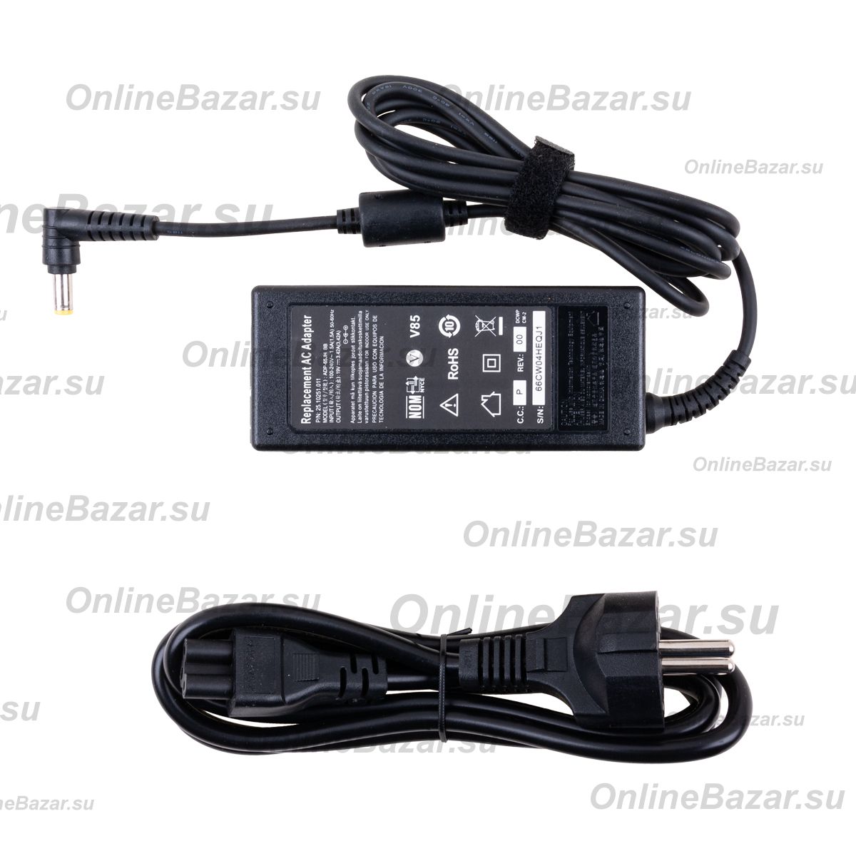 Сетевое зарядное устройство для ноутбука Acer (19V/3.42A/65W/штекер 5.5*1.7) ― OnlineBazar.su