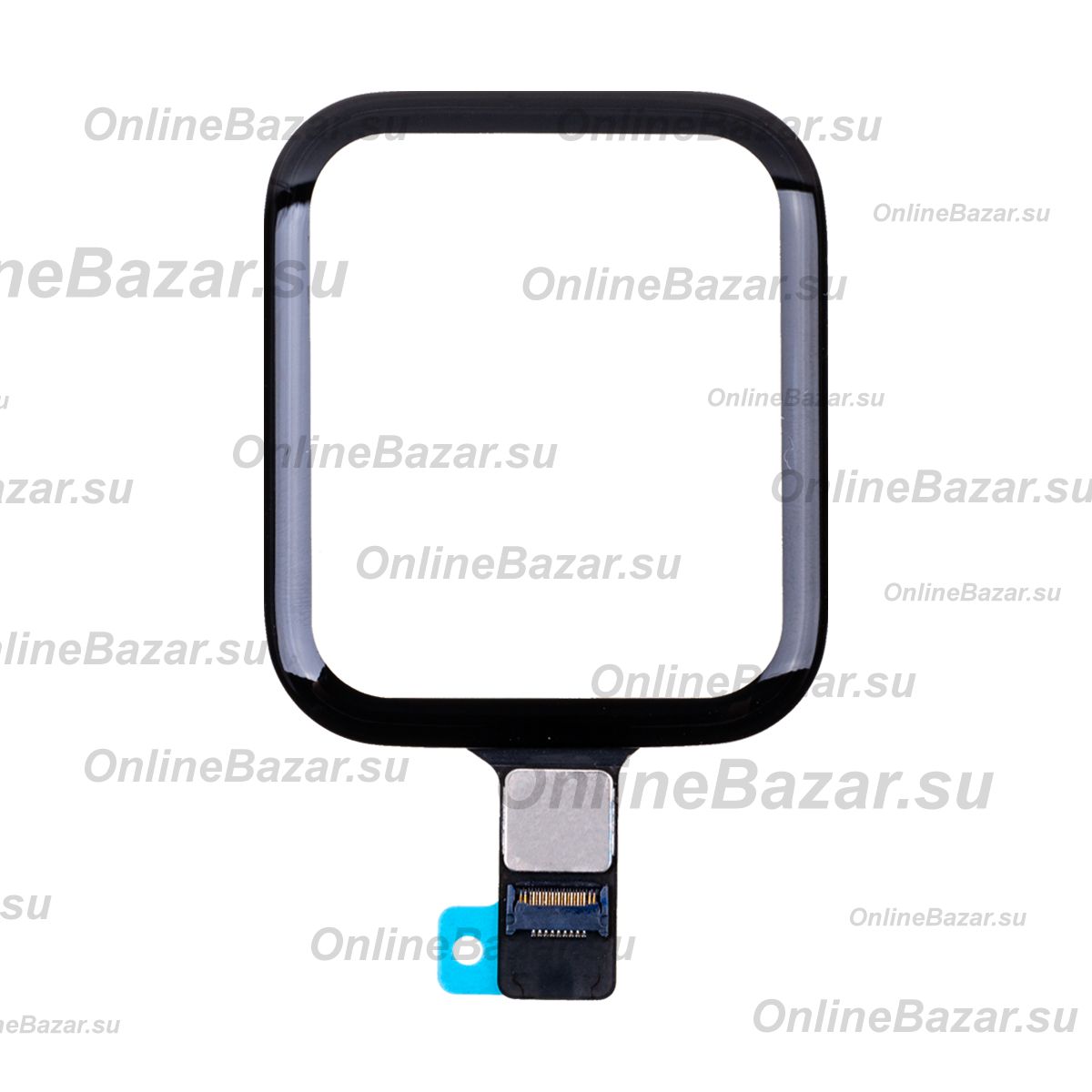 Стекло для Apple Watch Series 5 (40 mm) в сборе с тачскрином и OCA пленкой <черный> ― OnlineBazar.su