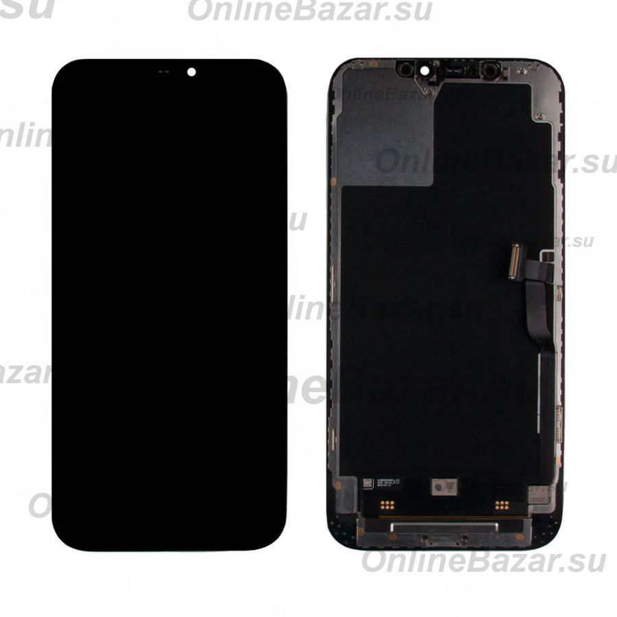 Дисплей для Apple iPhone 12 Pro Max модуль в сборе с тачскрином <черный> (супер премиум) ― OnlineBazar.su